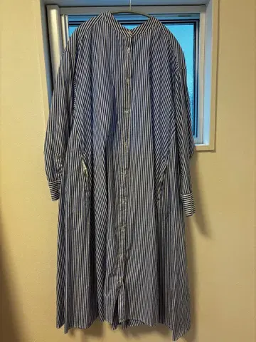 FREAK'S STORE 프릭스스토어 스트라이프 롱 셔츠 원피스