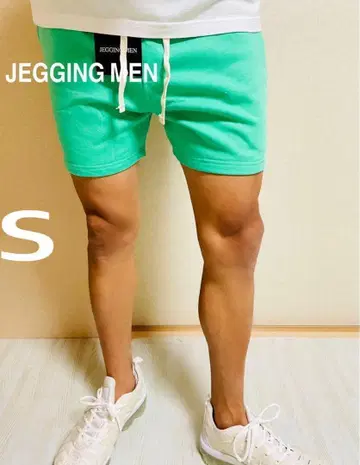 JGG.Men 제깅맨 스키니 맨투맨 하프 팬츠 es