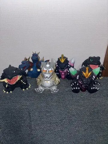 진좌수 6체 세트 메카고질라 등