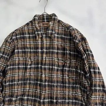 새상품급 BIG MAC 70s 80s 긴팔 체크 셔츠 L