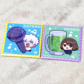 주술회전 마네키네코 스퀘어 캔 마그넷 고죠 사토루 이에이리 쇼코