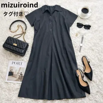 미사용 미즈이로 인드 와이드 컬러 커버올 올인원 네이비