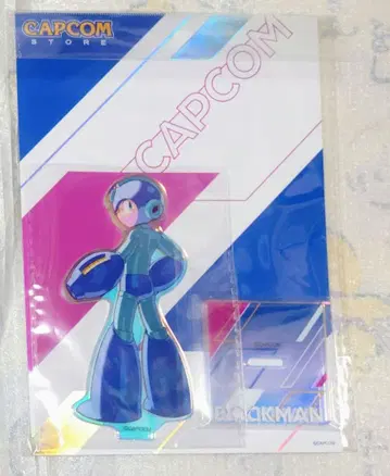 록맨 홀로그램 아크릴 스탠드 캡콤 스토어 이케부쿠로 미타 치세