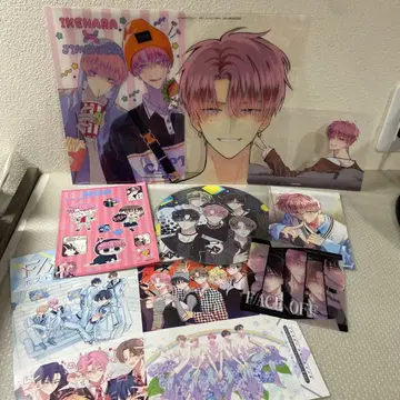 하나토유메 타몬군 이마돗치 부록 클리어 카드 브로마이드 부채 스티커