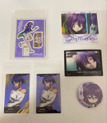 그노시아 지나 아크릴 스탠드 캔뱃지 가라오케의 철인 마네키네코