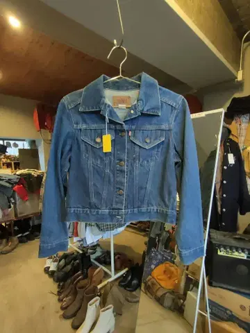 리바이스 데님 자켓 짧은 기장 리바이스 76001-0214