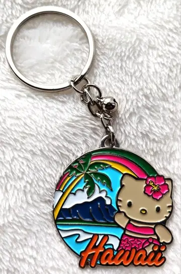 008 하와이 한정판 갸루키티 메탈 키링