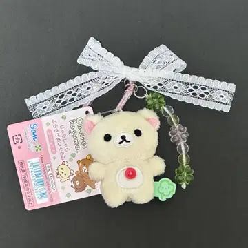 [ 새상품 ] 찰랑찰랑 걸이 봉제 인형 코리락쿠마