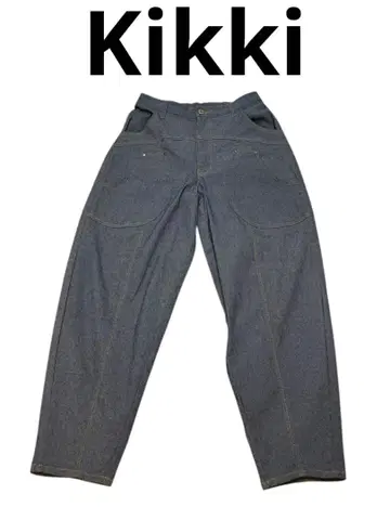 Kikki 키키 하이웨스트 배럴 레그 팬츠 L 사이즈