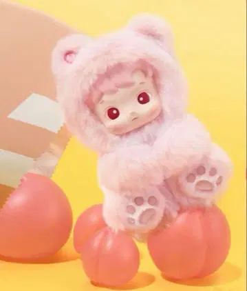 POPMART HACIPUPU Gummy Bear 피치 펜던트 하치푸푸