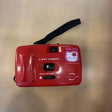 헬로키티 2WAY 필름카메라 미니카메라 레트로 작동품