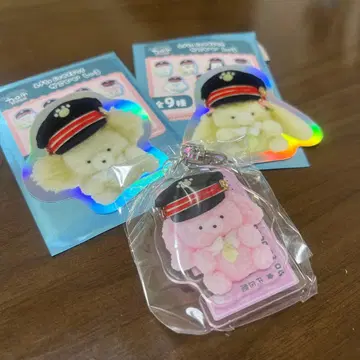 죠세마루 트레인 팝업 가챠 딸기 밀크 외 씰 팝업