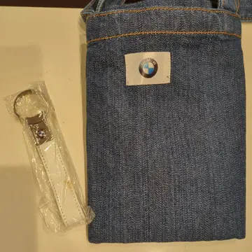 BMW 데님 토트백 키링 포함