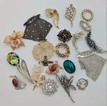 [ 빈티지 브로치 묶음 판매 20점 이상 앤티크 레트로 ]
