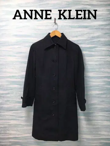 [언클라인] L 사이즈 블랙 롱 기장 코트 벨트 포함