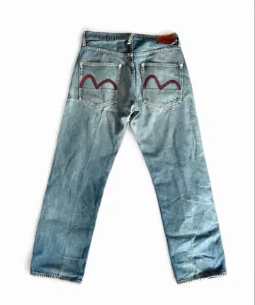 evisu 스트레이트 데님 귀신 수염 정품 swag 31 x 35