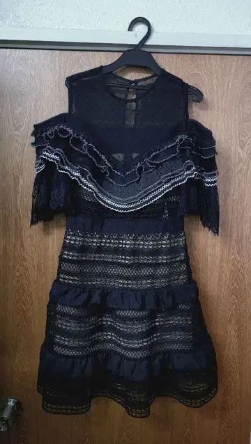 self-portrait 미니 원피스