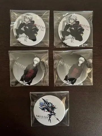 에반게리온 RADIO EVA 캔 배지 나기사 카오루