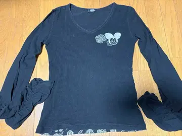 GLAD HAND 미키마우스 자수 티셔츠