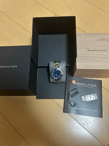 해밀턴 자동 와인딩 다이버 워치