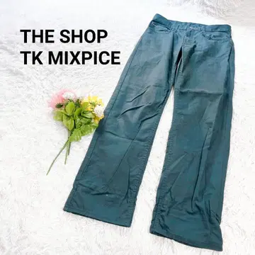 더 샵 티케이 믹스 스파이스 [M] 와이드 팬츠 월드 포케 지퍼