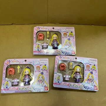 반다이 원더풀 프리큐어! 리코디 인형 큐어 프렌디 3종 세트