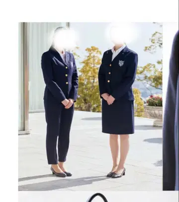 코난 여자 대학 수트 상하의 세트