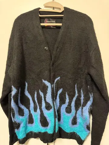 PENNEYS TOWNCRAFT 파이어 패턴 가디건