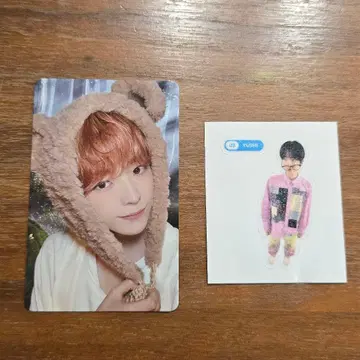 NCTWISH 유우시 FC 트레이딩 카드 스티커 세트