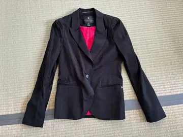 메종 스코치 테일러드 자켓 블랙 싱글 버튼 사이즈 1