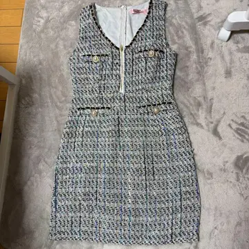 BayBClub 트위드 타이트 드레스