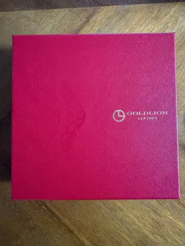 본 소가죽 벨트 Goldlion