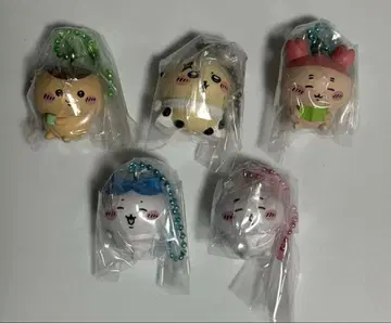 치이카와 (먼작귀) 마스코트 부착 비스킷 5점 세트