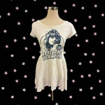 HYSTERIC GLAMOUR y2k 그런지 헤이세이 갸루 반팔 원피스