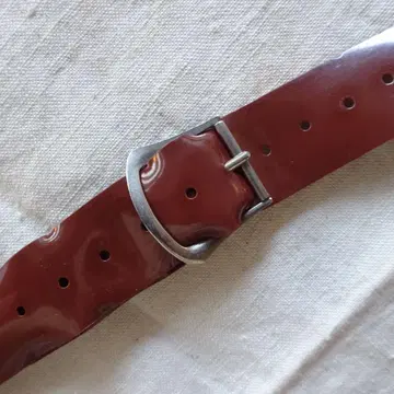 40s 50s 빈티지 벨트 에나멜 유로 로카빌리