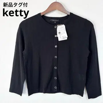 63 새상품 ketty 블랙 고급 가디건