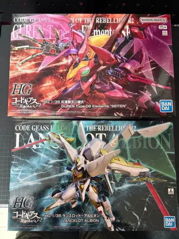 HG 1/35 홍련 성천팔극식 & 랜슬롯 알비온