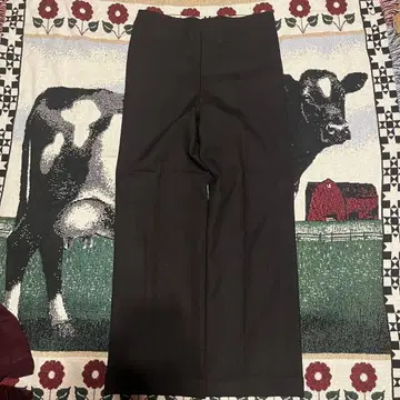 50s 60s 블랙 와이드 슬랙스 빈티지 검색용 레이온