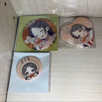 학원 아이돌 마스터 학마스 Gigo 특전 캔뱃지 쿠라모토 치나