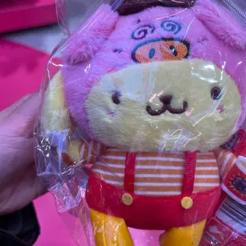 부타멘 산리오 폼폼푸딩 마스코트 키링 한정품