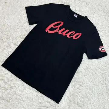 리얼 맥코이 BUCO 블랙 반팔 T셔츠 M 사이즈