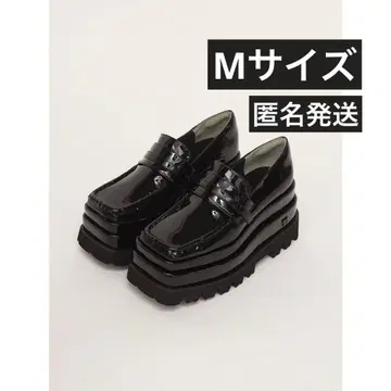 Darich 에나멜 플랫폼 로퍼 M 사이즈