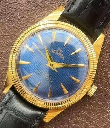 빈티지 ROAMER 수동 와인딩 시계 남성용 손목시계