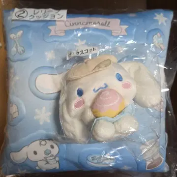 [ 시나모롤 ] 산리오 당첨 복권 리프 쿠션 마스코트 세트