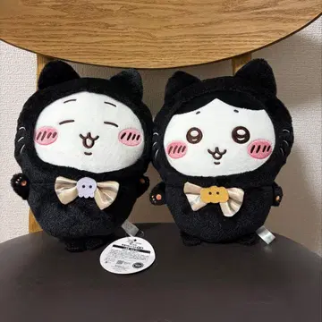 검은 고양이 봉제 인형 치이카와 하치와레