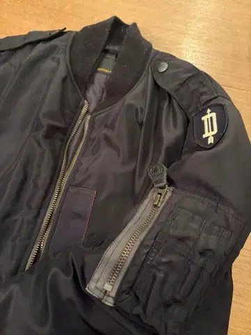 Hysteric Glamour 블랙 MA-1 플라이트 자켓