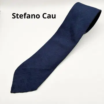 Stefano Cau 스테파노 카우 넥타이 페이즐리 무늬 실크 네이비