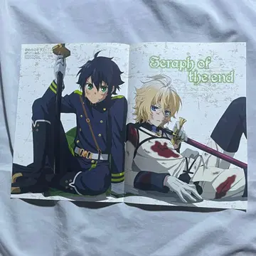 종말의 세라프 포스터 백야 유이치로 & 백야 미카엘라 굿즈