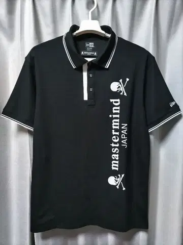 새상품급 마스터마인드 x 뉴에라 피케 셔츠 블랙 계열