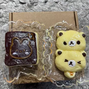 곰 2단 토끼 초코 케이크 스퀴즈